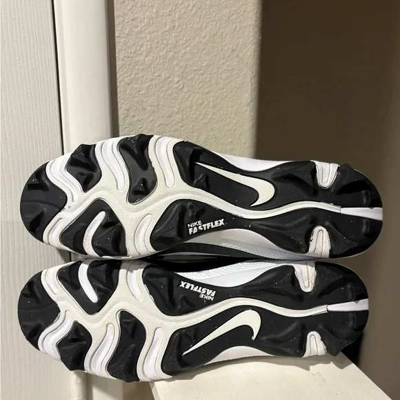 Nike Vapor Edge Shark 2 Men's Football Cleats DH5088-001 Black/White Size 13 - Picture 8 of 10